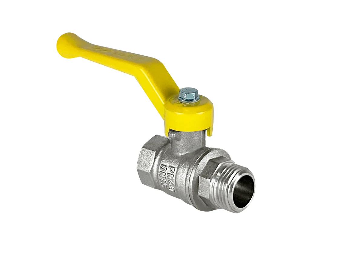 Кран шар лат газ 11Б27фтМ нк Ду40 Ру25 м/р рыч VALFEX VF.272.NR3.112.N/P59