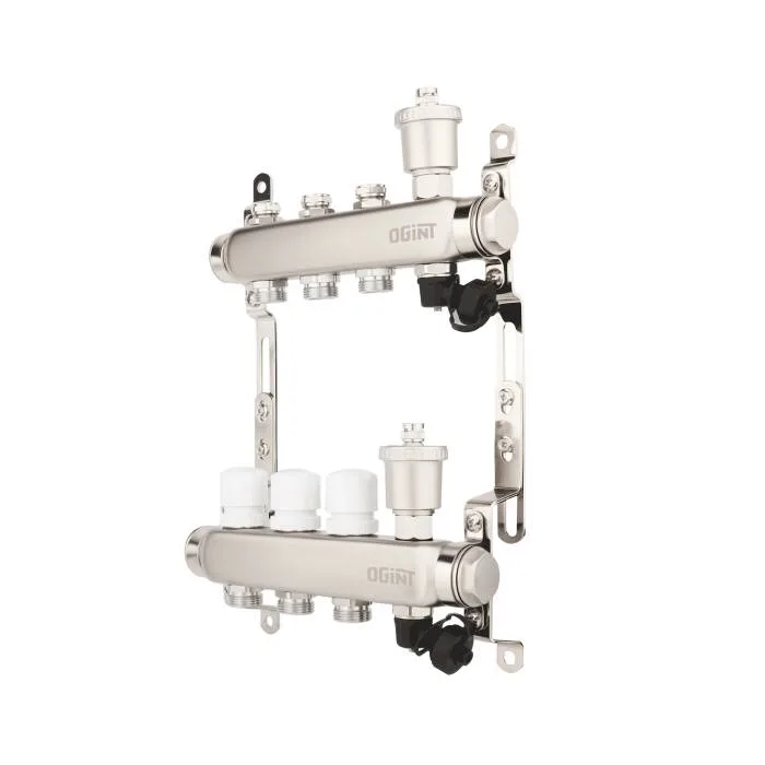 Группа коллект нерж 1" м/м 2в 3/4" ЕК н/р в/к Ogint 9506-01