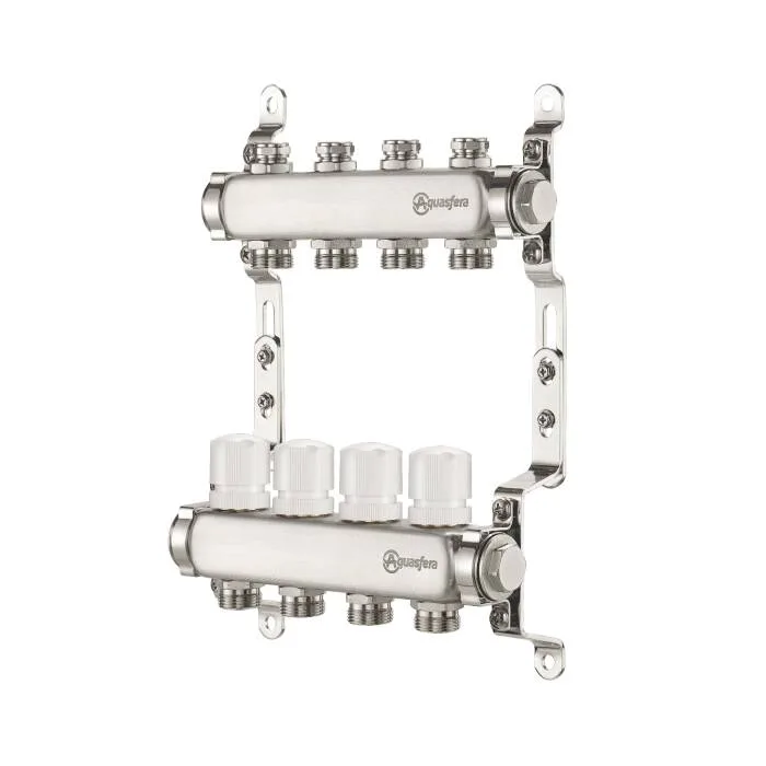 Группа коллект нерж баланс 1" м/м 2в 3/4" ЕК н/р Aquasfera 9504-01
