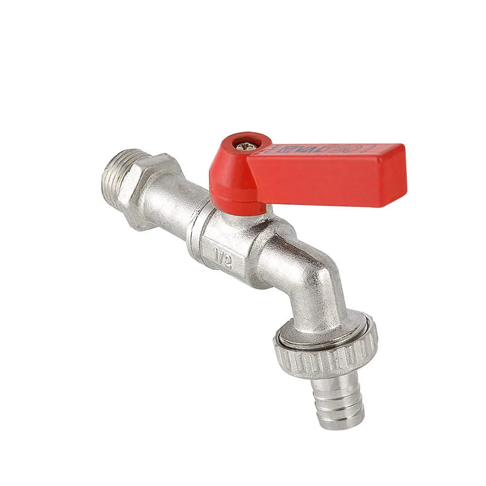 Кран шар водоразб лат VT.051 Ду20 Ру16 р/штуц рыч 121мм Valtec VT.051.N.05