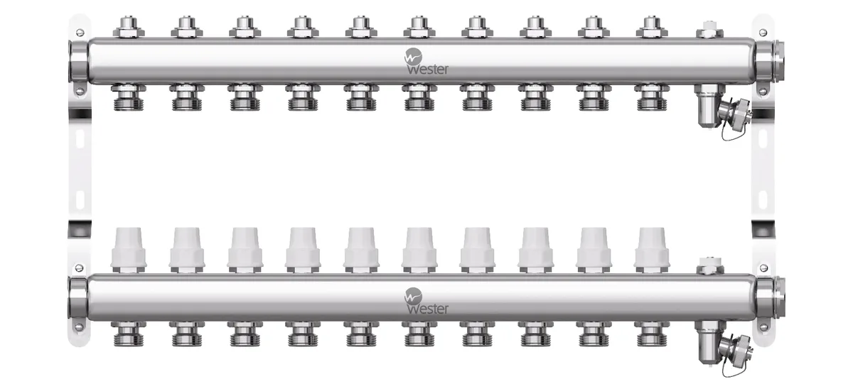 Группа коллект нерж 1" м/м 10в 3/4" ЕК н/р в/к Wester 0-32-1905