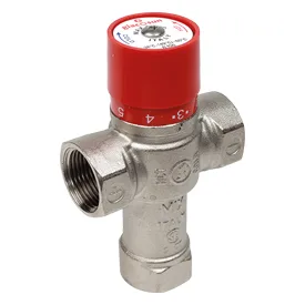 Клапан смес т/стат лат Ду20 Ру16 м/м Kvs2 38-60C Giacomini R156X004