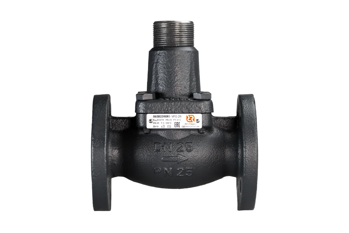 Клапан рег ст VFG-2R Ду15 Ру25 фл Kv4 Ридан 065B2388R1