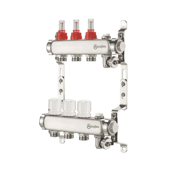Группа коллект нерж расход 1" м/м 2в 3/4" ЕК н/р в/к Aquasfera 9501-01