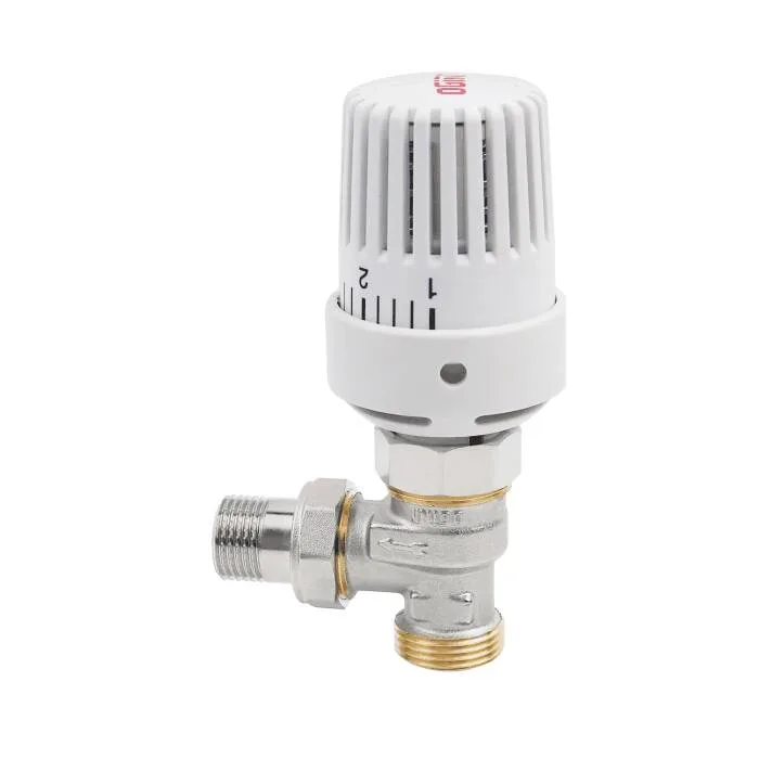 Клапан термостат лат RTL 1/2"x3/4"ЕК р/р Ру10 угл Ogint