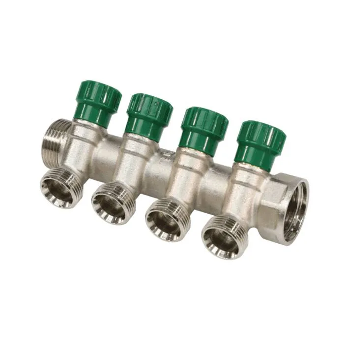 Коллектор лат клап рег 1" м/р 3в 3/4" ЕК н/р 36мм M211 SantechSystems
