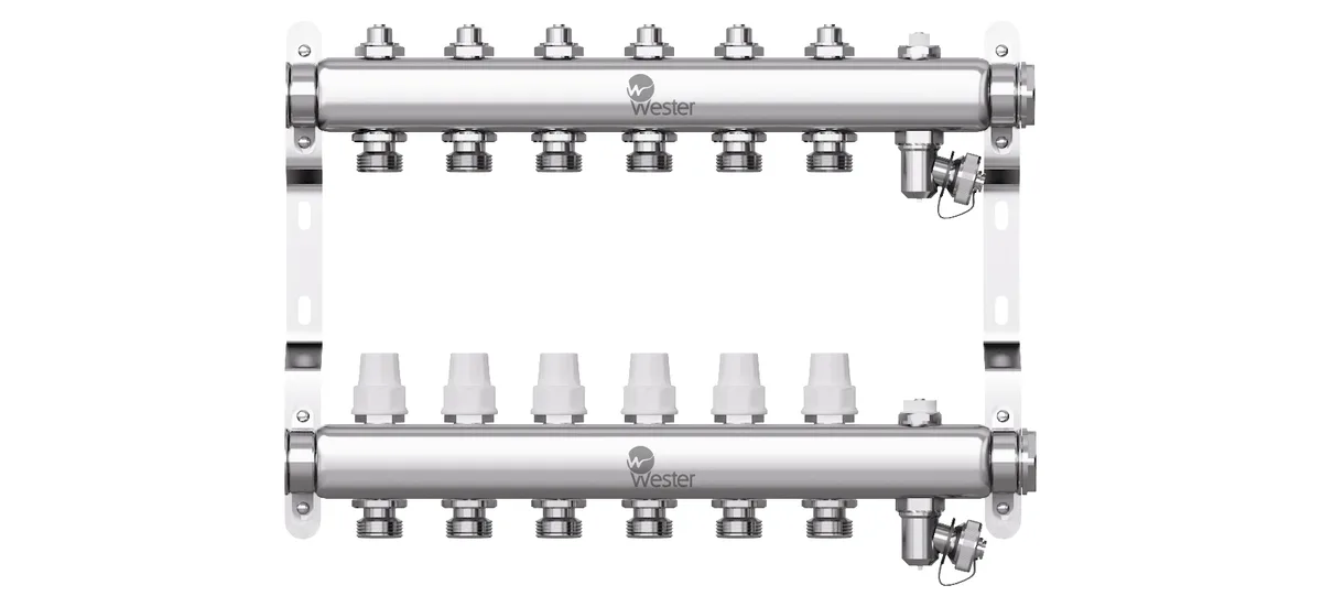 Группа коллект нерж 1" м/м 6в 3/4" ЕК н/р в/к Wester 0-32-1885