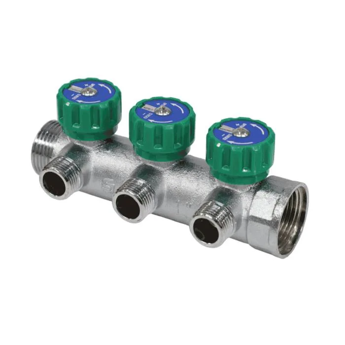 Коллектор лат клап рег 1" м/р 3в 1/2" ПУ н/р 45мм M110 SantechSystems