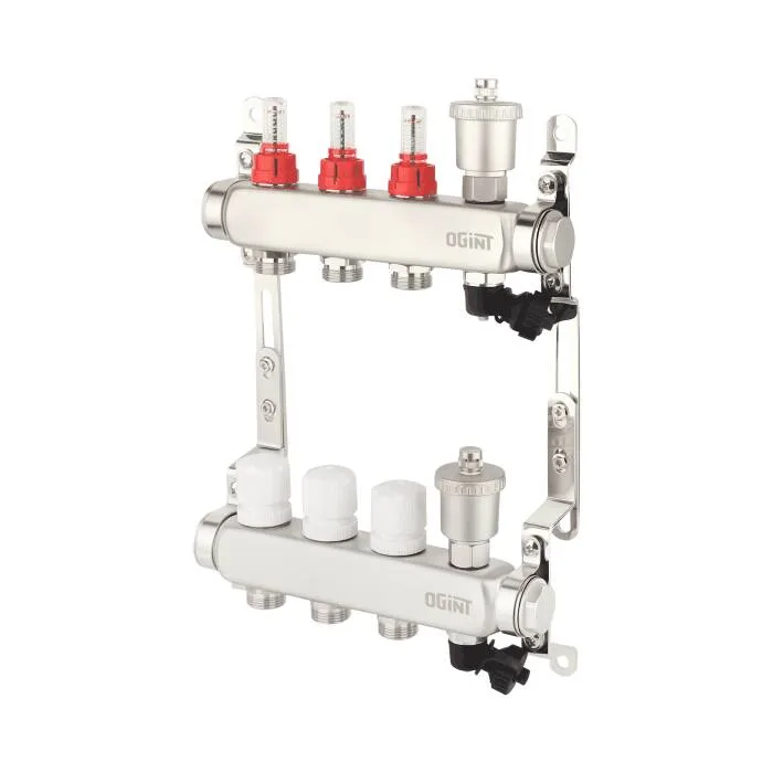 Группа коллект нерж расход 1" м/м 2в 3/4" ЕК н/р в/к Ogint 9505-01