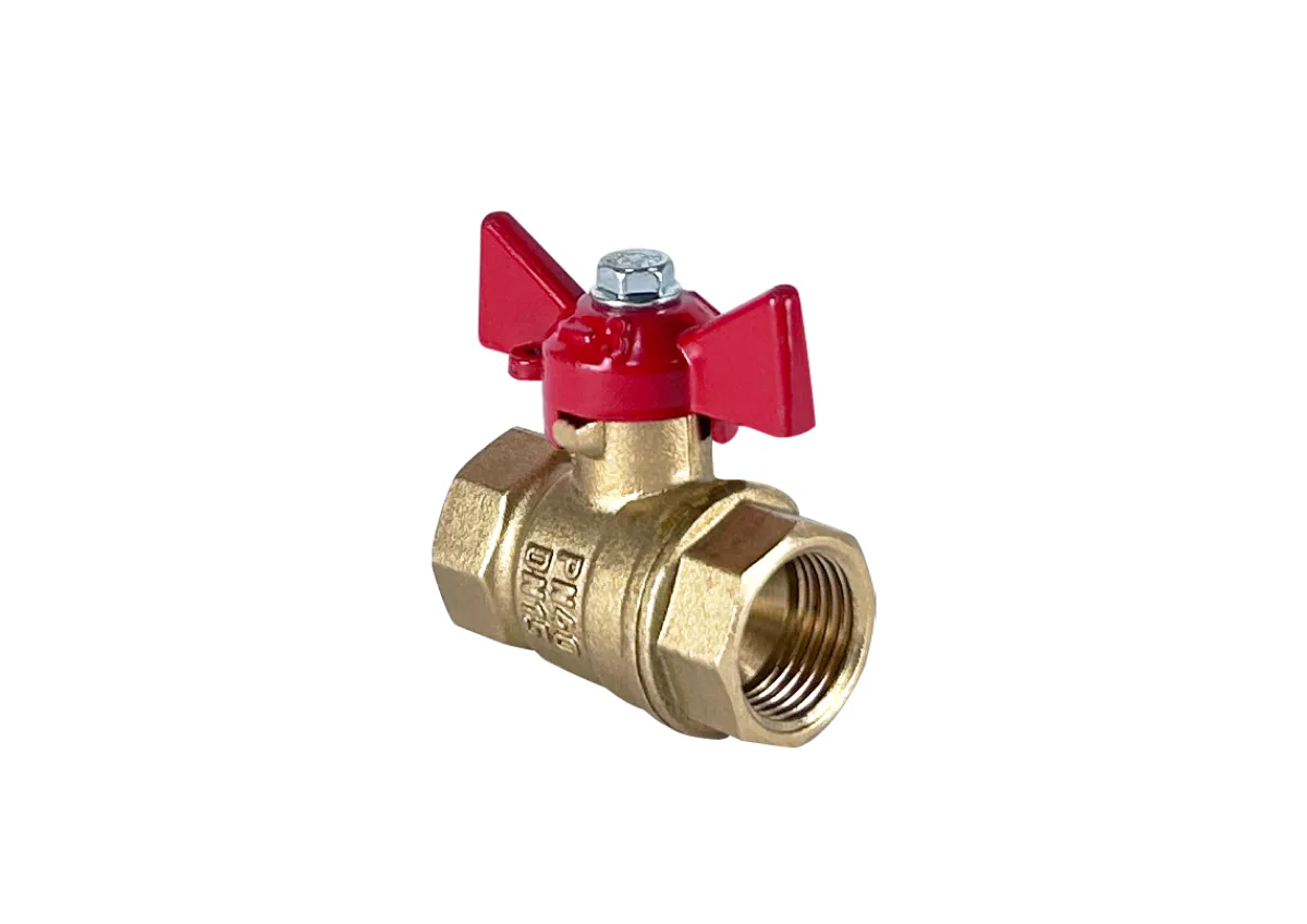 Кран шар лат 11Б27фт1М Ду15 Ру40 м/м баб VALFEX VF.217.LB1.012.DP
