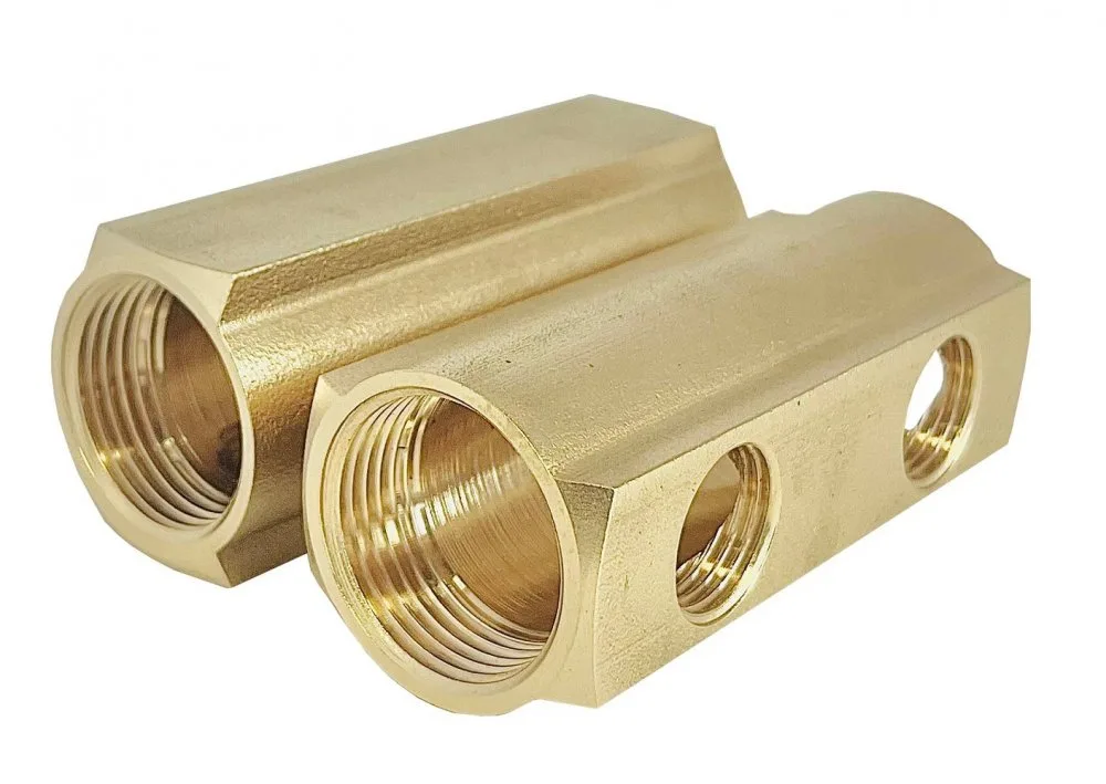 Коллектор лат 1" м/м 2в 1/2" вн/р 50мм Апогей 422001
