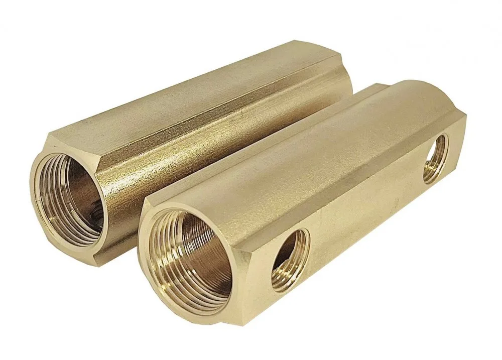 Коллектор лат 1" м/м 2в 1/2" вн/р 100мм Апогей 422049